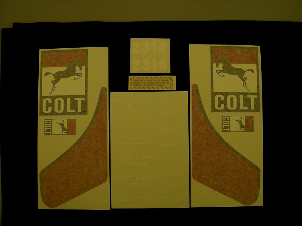 Colt decals