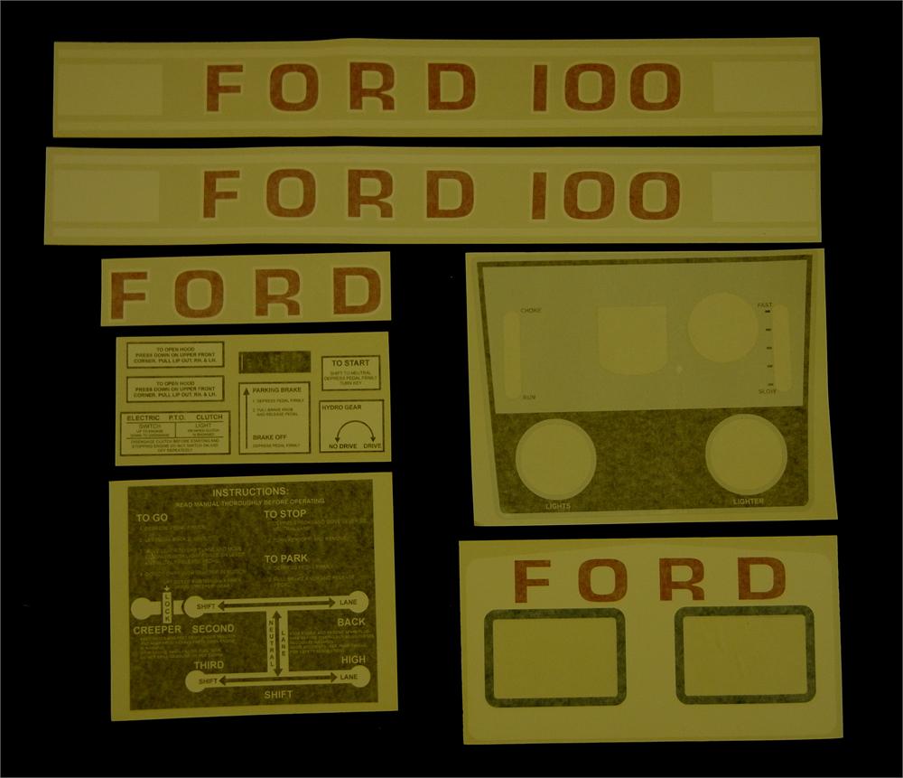 Ford decals