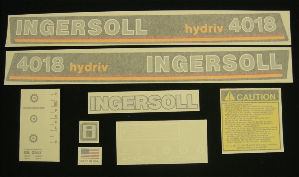 Ingersoll decals
