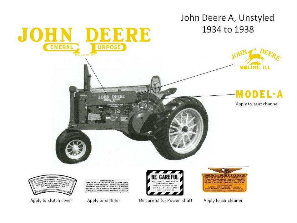 John Deere A unstyled 19231938